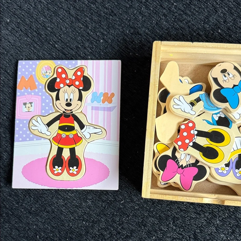 Disney's Minnie Mouse Mix & Match Dress-Up Wooden Toy by Melissa & Doug